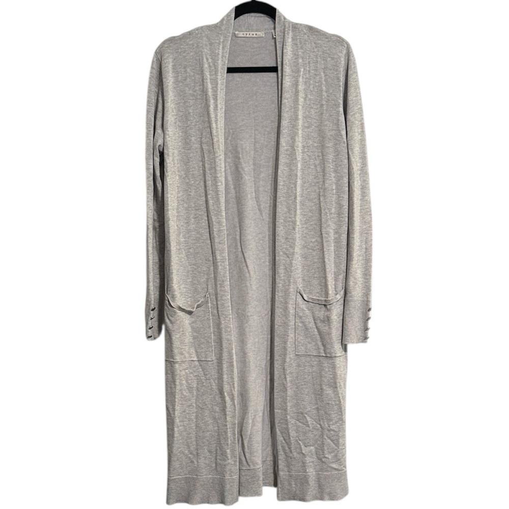 ☀️ Cyrus Long Open Front Cardigan with Pockets